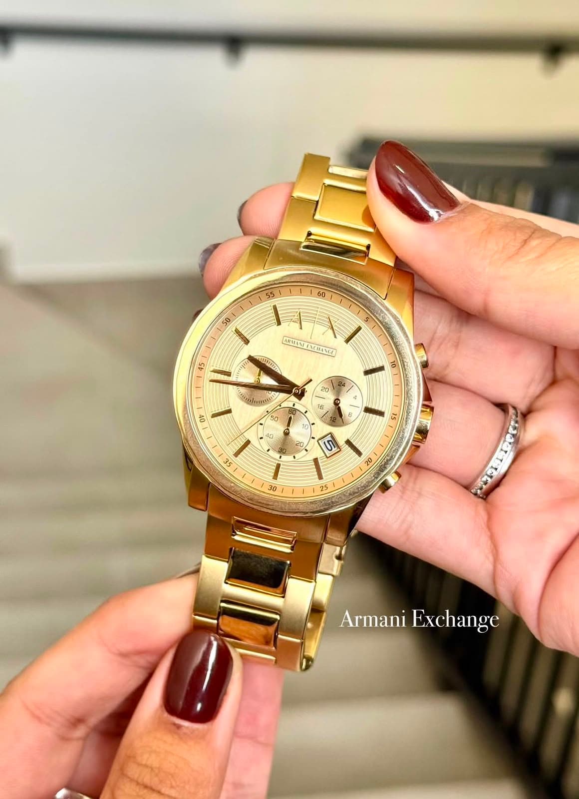 Relógio dourado Walmor Wulff